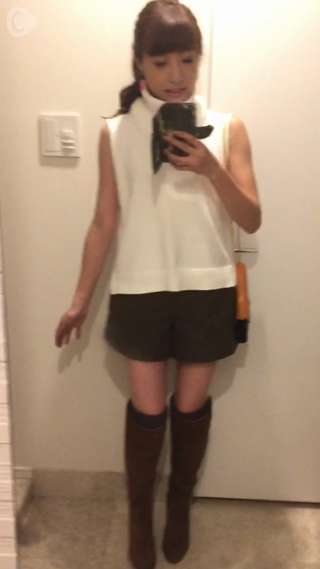 Turtle neck knit! Autumn outfit