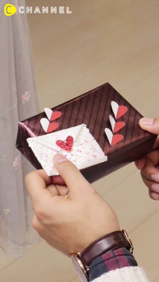 バレンタインにオススメ！メッセージカードとラッピングで手作りプレゼント