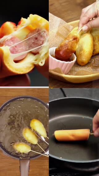 在家就能完成♡2款簡單又美味熱狗料理