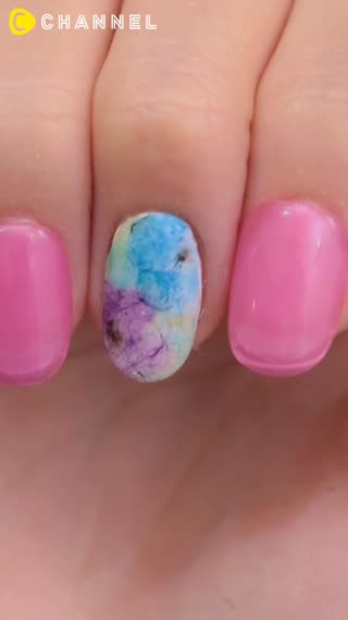 和紙でつくるガンジーフラワーネイル