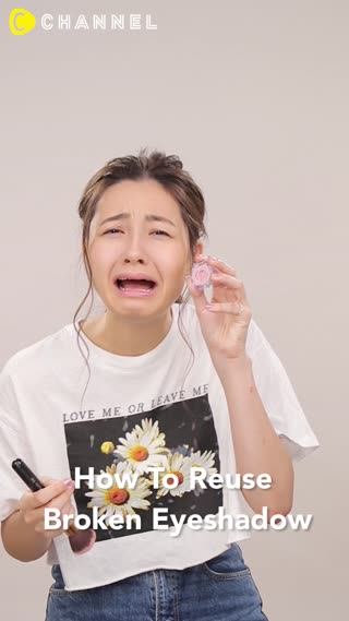 How To Reuse Broken Eyeshadow