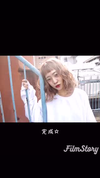 パーマ風ミックスカールminastyle