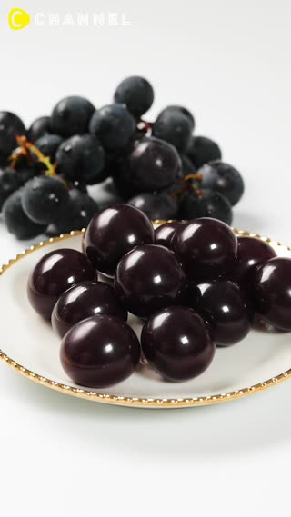 Pop and Eat! Round Grape Jellies🍇