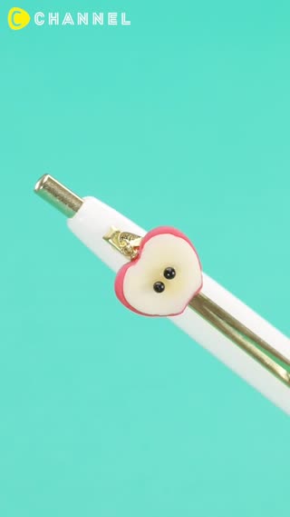 Cute Heart Apple DIY Pen ❣️