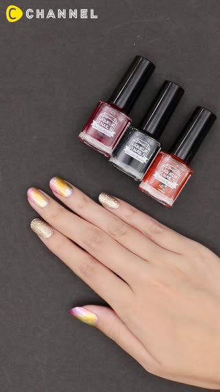 Stained Glass WIndow Nail Art