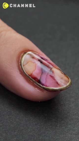 Creative Watercolor Nails