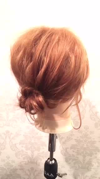 可愛いお団子アレンジ