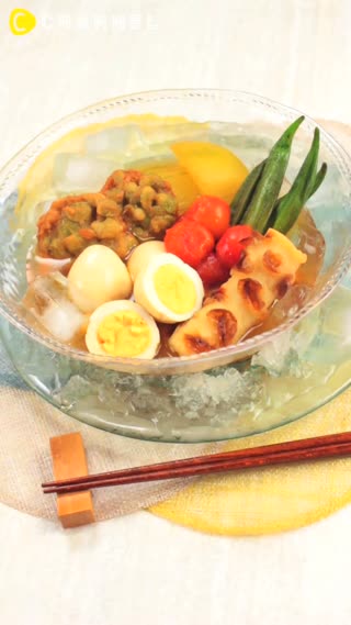 ひんやりダシで楽しむ、夏の冷やしおでん♪