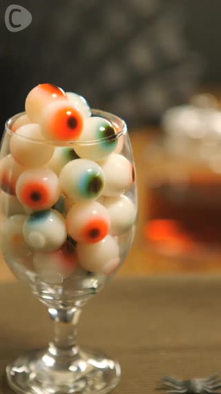 超厲害的創意料理！可以吃的眼球先生♥