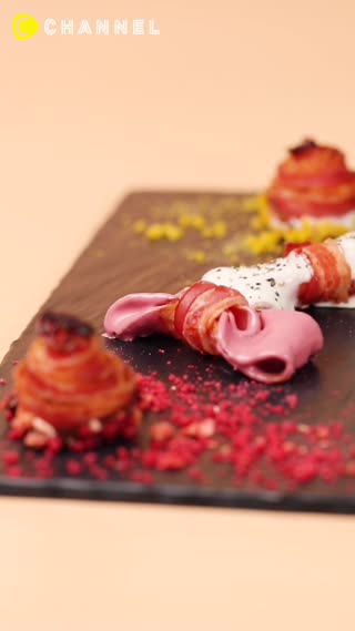 Bite-sized Bacon Chocolate Dish?!