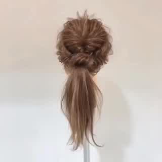 実は、こんなやり方もある！ポニーテール