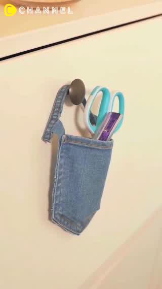いらないジーパンが大変身！小物ポケット☆