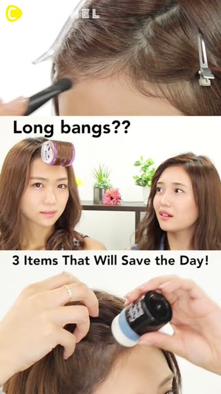 Long Bangs Problems? 3 Items to Help!
