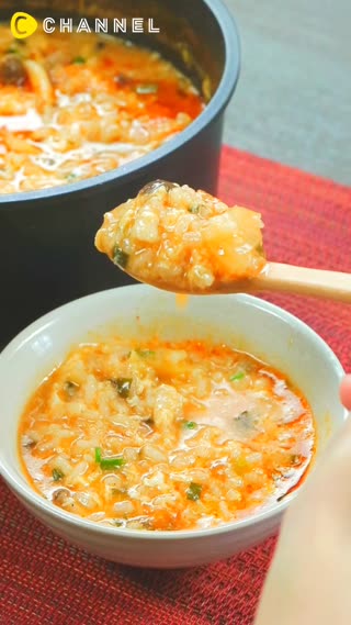 酸辣湯粥～看了讓人口水直流的簡單料理