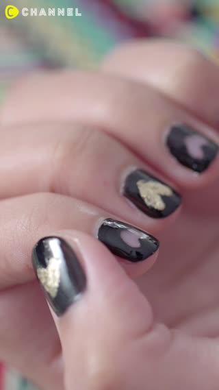 Nail Art Tutorial : Bentuk Hati Cantik 