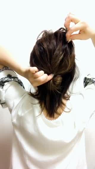 viviの美容ドリルに載ってる河北麻友子ちゃんの外国人くせ毛風ヘアやってみました