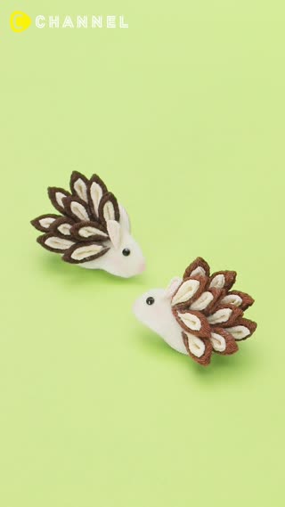 Happy New Year ♡DIY Hedgehog from Fabric