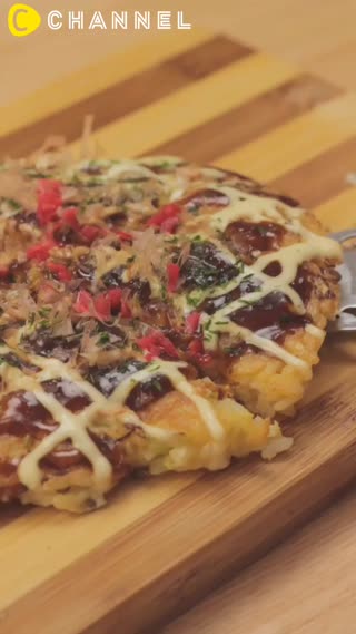 大阪燒風！香煎雞蛋拌飯