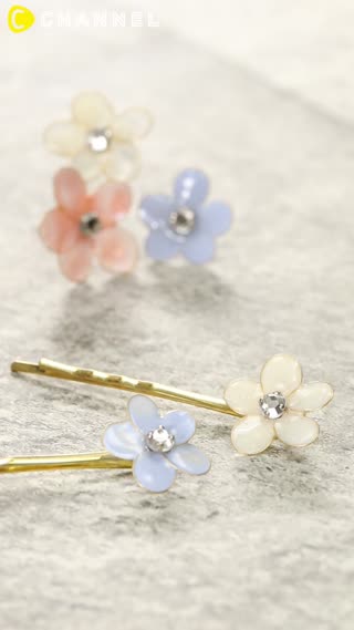 ヘアピンを春らしくアレンジ！ワイヤーと〇〇でDIY