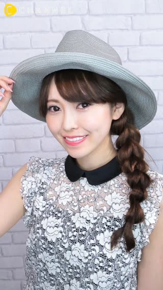 アクティブな日におすすめ♡三つ編みいらず！サイドスペードポニー