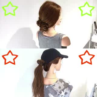 簡単まとめ髪とスポーツ女子向けちょい足しアレンジ