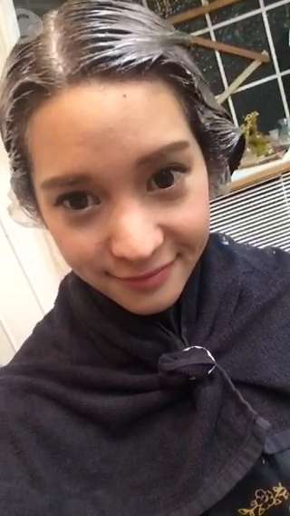 在原宿的《Garland》染了適合夏天的顏色♡