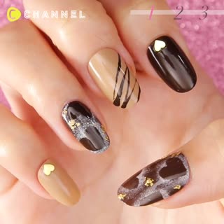 Powdered Sugar Chocolate Nails