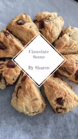 Bake w/ Sharon---Chocolate scone