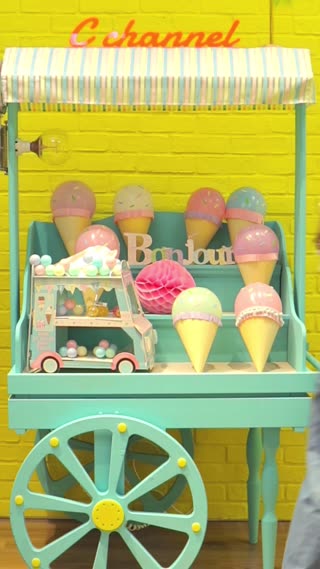 女子会の飾りつけにピッタリ♡アイスクリームバルーン