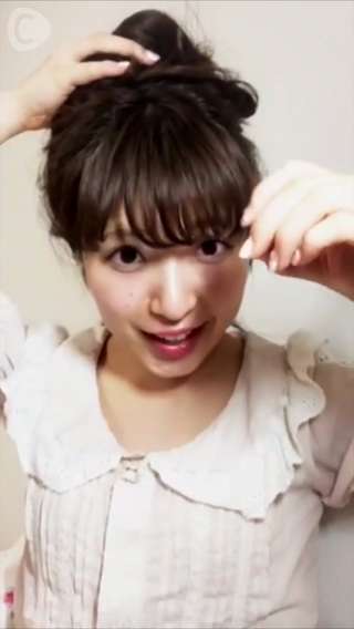 梅雨の時期にはまとめ髪★ツインおだんご