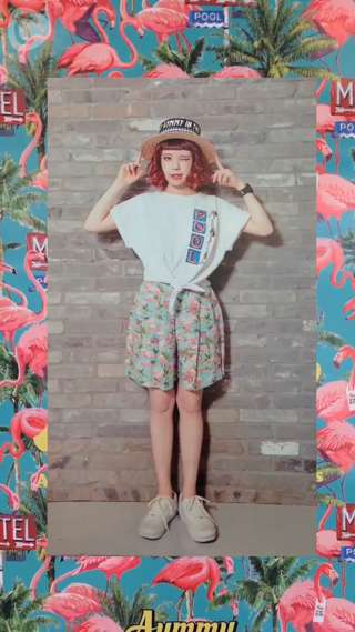 中田クルミのAymmy in the batty girls展示会