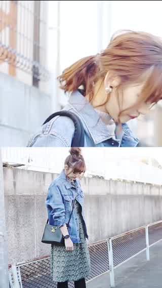 春アウター定番GU&ユニクロのデニムジャケット1週間着回しコーデPART1