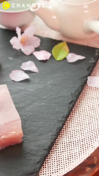 嚐得到櫻花滋味外型又可愛♡粉紅羊羹