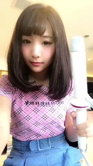 【コテを使った、内巻きボブヘアーの作り方】