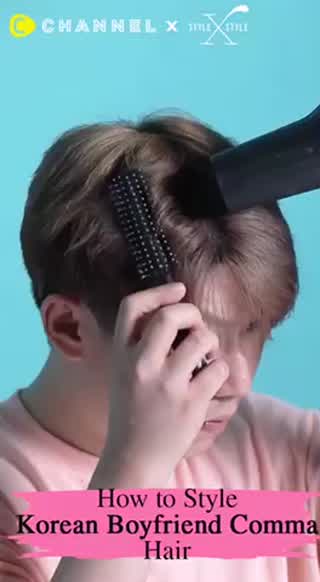 How to Style Korean Boyfriend Comma Hair