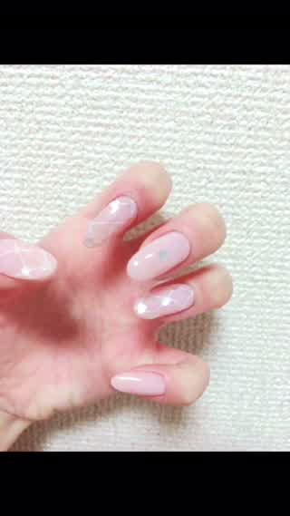 春カラーのハートネイルはBONNE CHANCEをつかって！