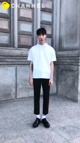 【韓国ファッション情報】キレイめなモノトーンルック