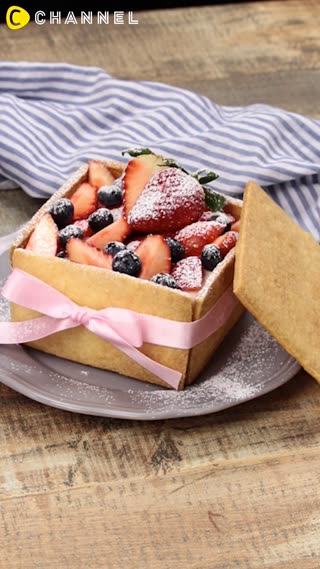 連外盒都可以吃唷！糖果禮物盒蛋糕〜