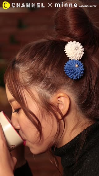 差し色にぴったりな、ビビッドカラーの髪飾り「はんくすヘアクリップ」