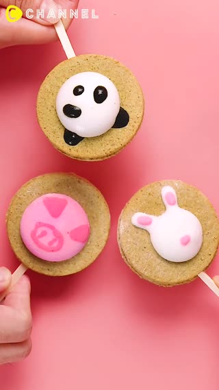 Squishy ♡ Animal Cookie Pops!