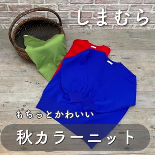 【しまむら】もちっとかわいい♡秋カラーニット