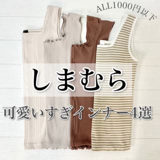 【しまむら】仰天価格！トレンドインナー4選♡