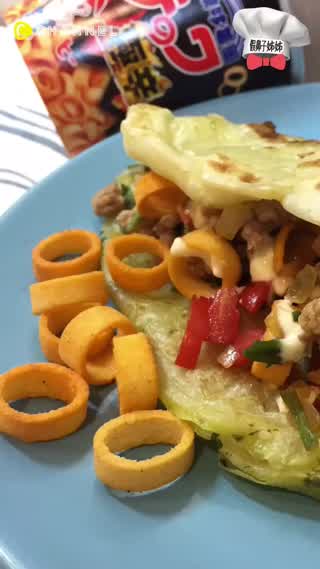 用零食做創意料理【辛薯圈捲餅】