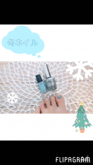 〜超簡単！コスパ！雪の結晶のようなキラメキ冬ネイル〜