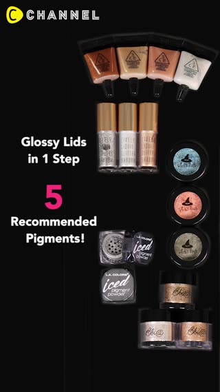 Glossy Lids in 1 Step ♡ 