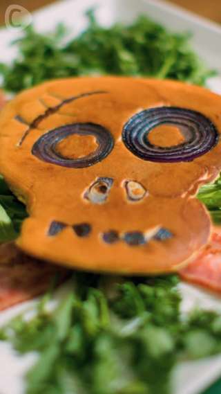 おもしろクッキング！スカル？ガイコツ？ドクロ？パンケーキ