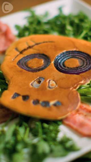 [Fun cooking] Skull? Skelton? Pancakes