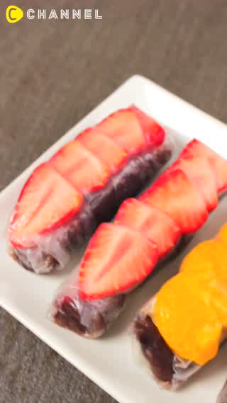 【デザートレシピ】彩り鮮やか！フルーツ生春巻きレシピ