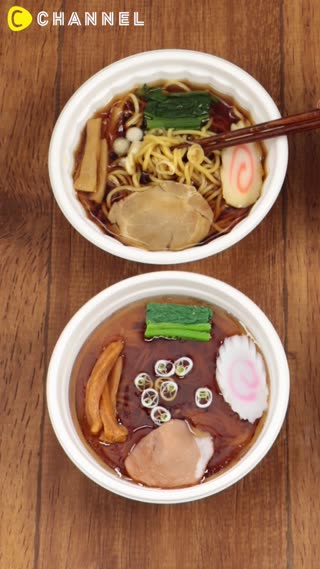まるで本物！？フェイクラーメン♪