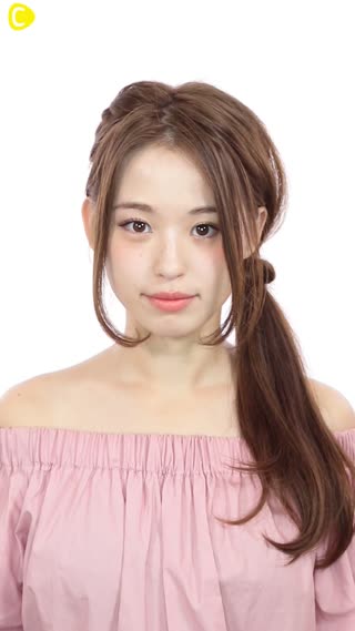 冬の愛され髪♡ドーナツポニー